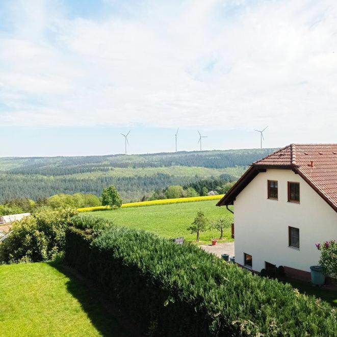 Ferienwohnung Zur Schoenen Aussicht Бухен Экстерьер фото